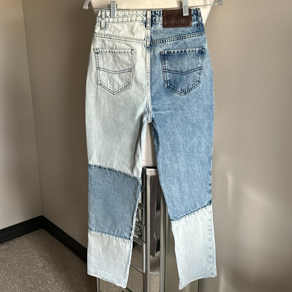 Reclaimed Vintage | Womens Vintage Patchwork Denim Jeans - Size - Picture 3 of 11